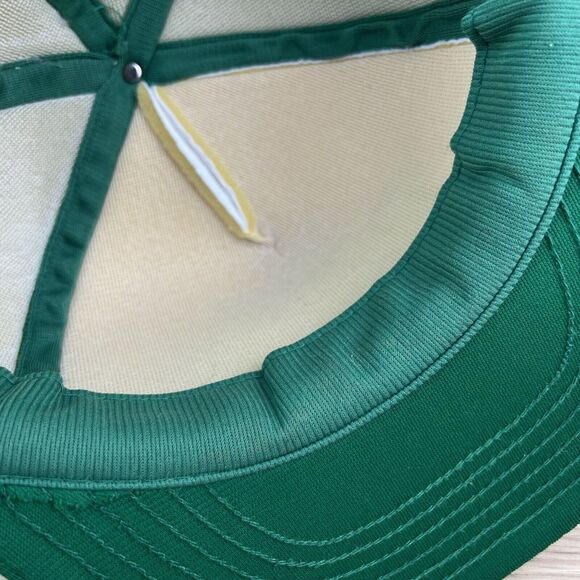 Vintage Pico Power Pak Snapback Trucker Hat Snapback Cap Green Car Guy - Picture 6 of 8